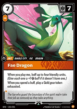 Fae Dragon - SFD-101-p - Promotional Cards - Riftbound card
